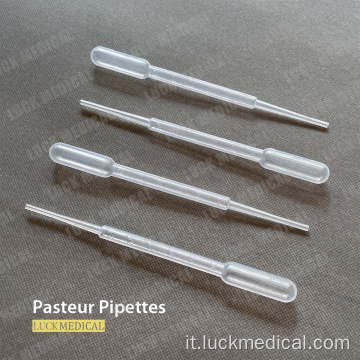 PLSATIC Pasteur Pipette Lab Utilizzo 1ML/3ML/5ML